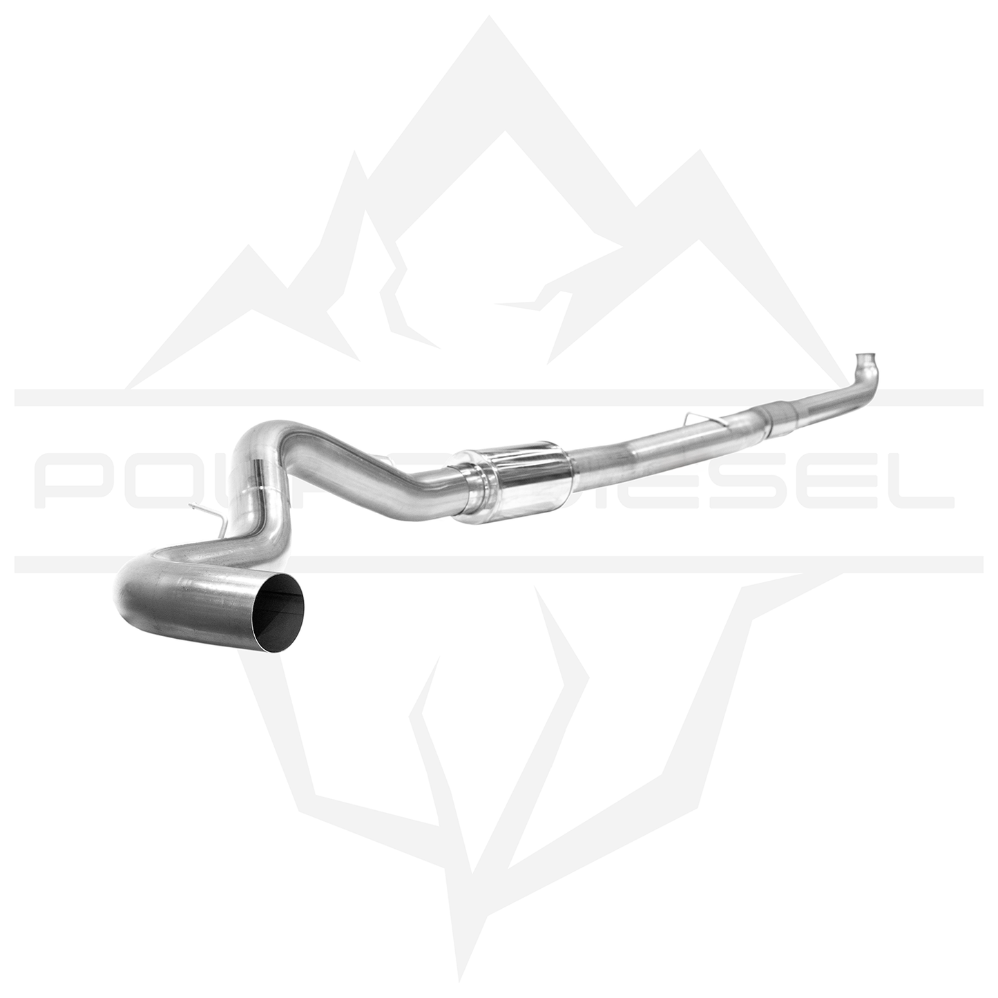 2016-2019 5.0L Cummins Nissan Titan 5" Polar Exhaust With Muffler