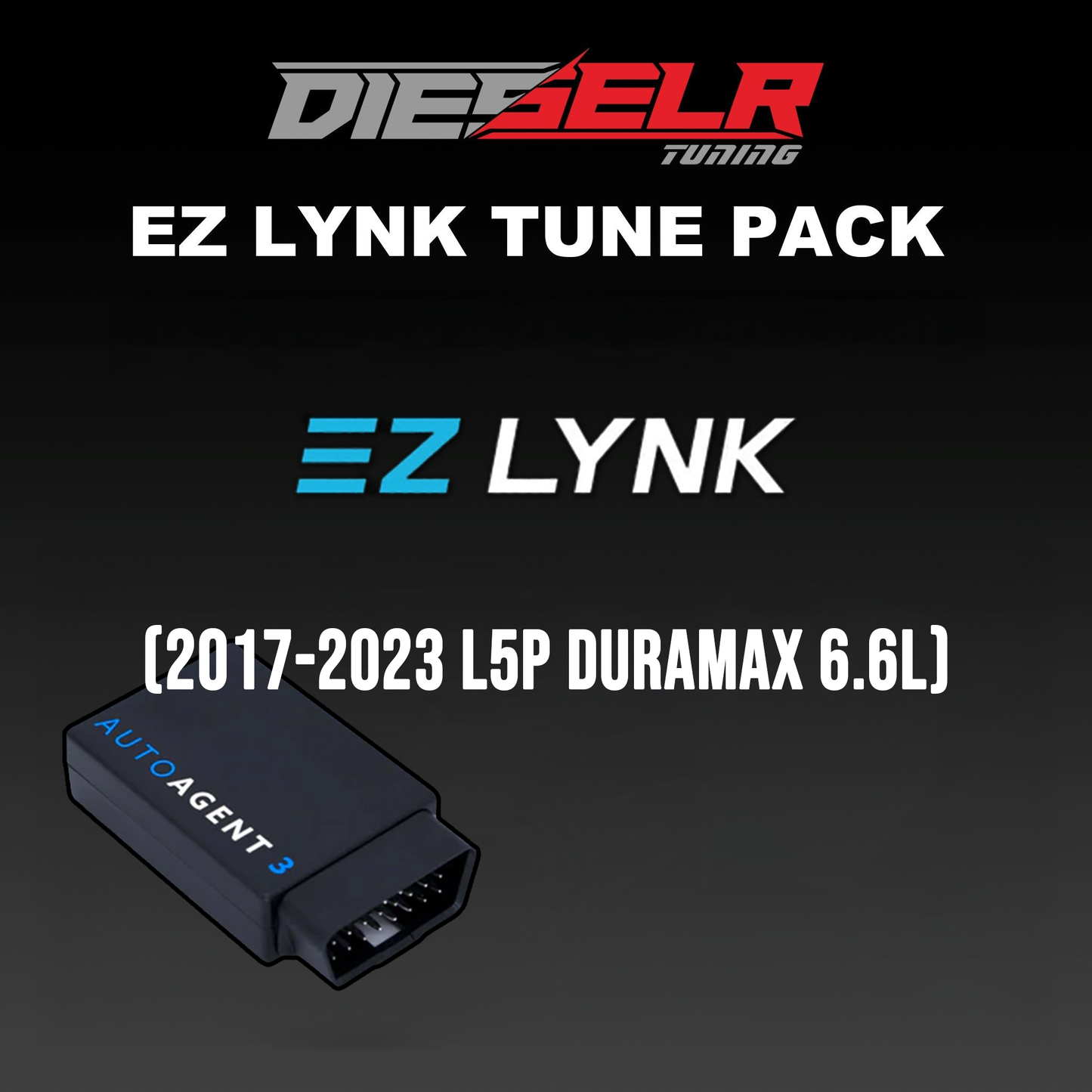 EZ Lynk Auto Agent 3 w/ DIESELR EZ Lynk Tune Files (2017-2023 Duramax 6.6L)
