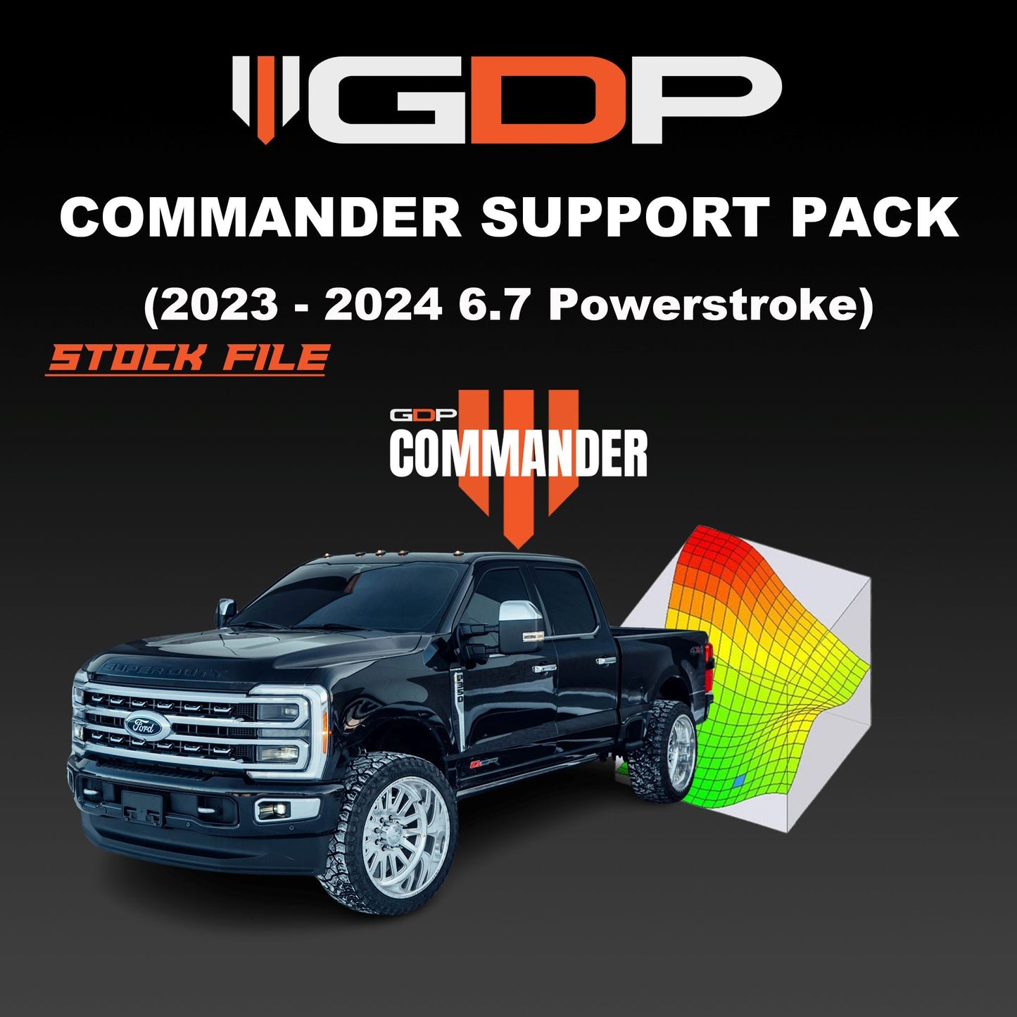 GDP Commander Support Pack - Single (23-24 Ford 6.7L Powerstroke) GDP Tune Files GDP