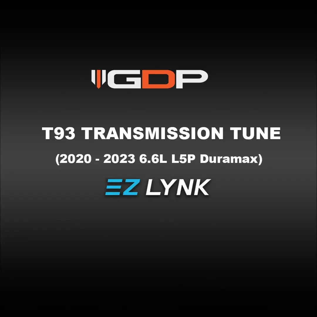 GDP EZ Lynk Transmission Tune File T93 (2020-2023 6.6L L5P Duramax) Tune Files GDP
