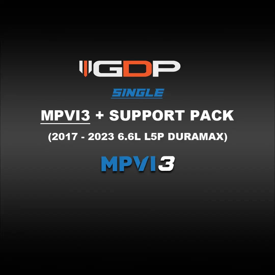 MPVI3 w/GDP Single Support Package & 8 Credits (17-23 GM Duramax L5P 2500/3500) Tuning Bundle GDP