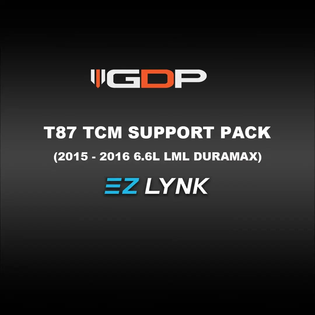EZ Lynk GDP T87 TCM Tuning (2015-2016 LML Duramax) TCM Tune File GDP
