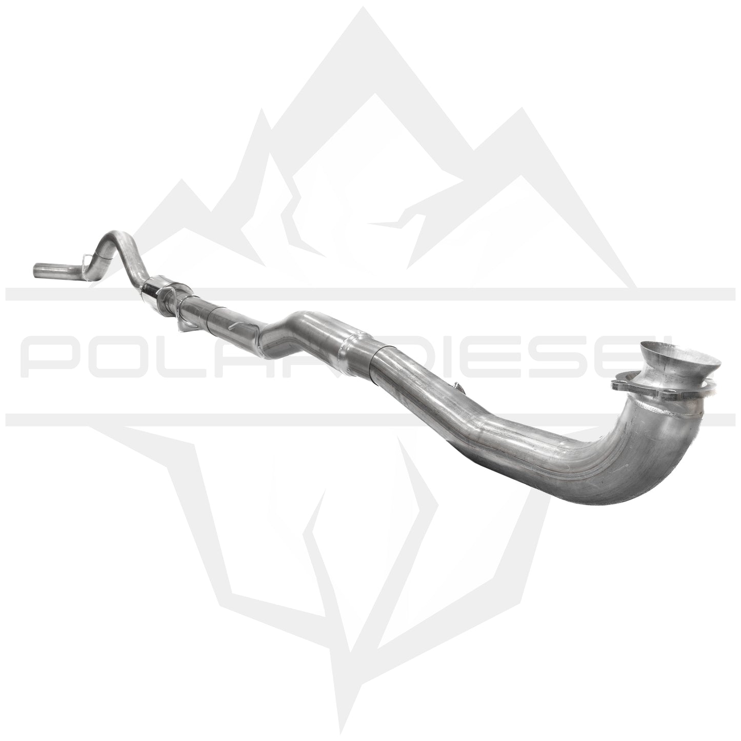 2017-2025 Duramax 6.6L 5" Polar Exhaust With Muffler