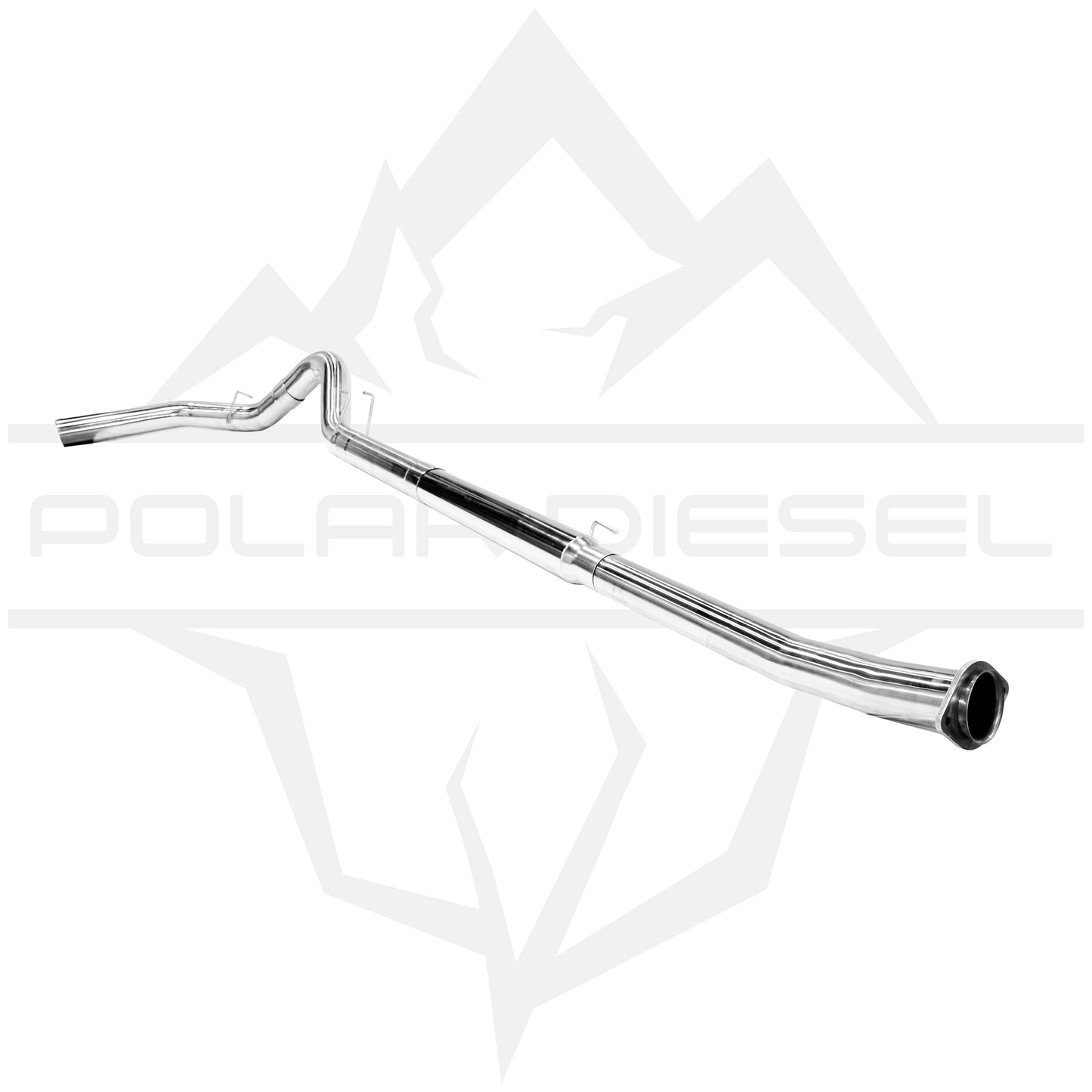 2023-2026 Ford Powerstroke 6.7L 5” Polished Downpipe Back Exhaust & Downpipe Package