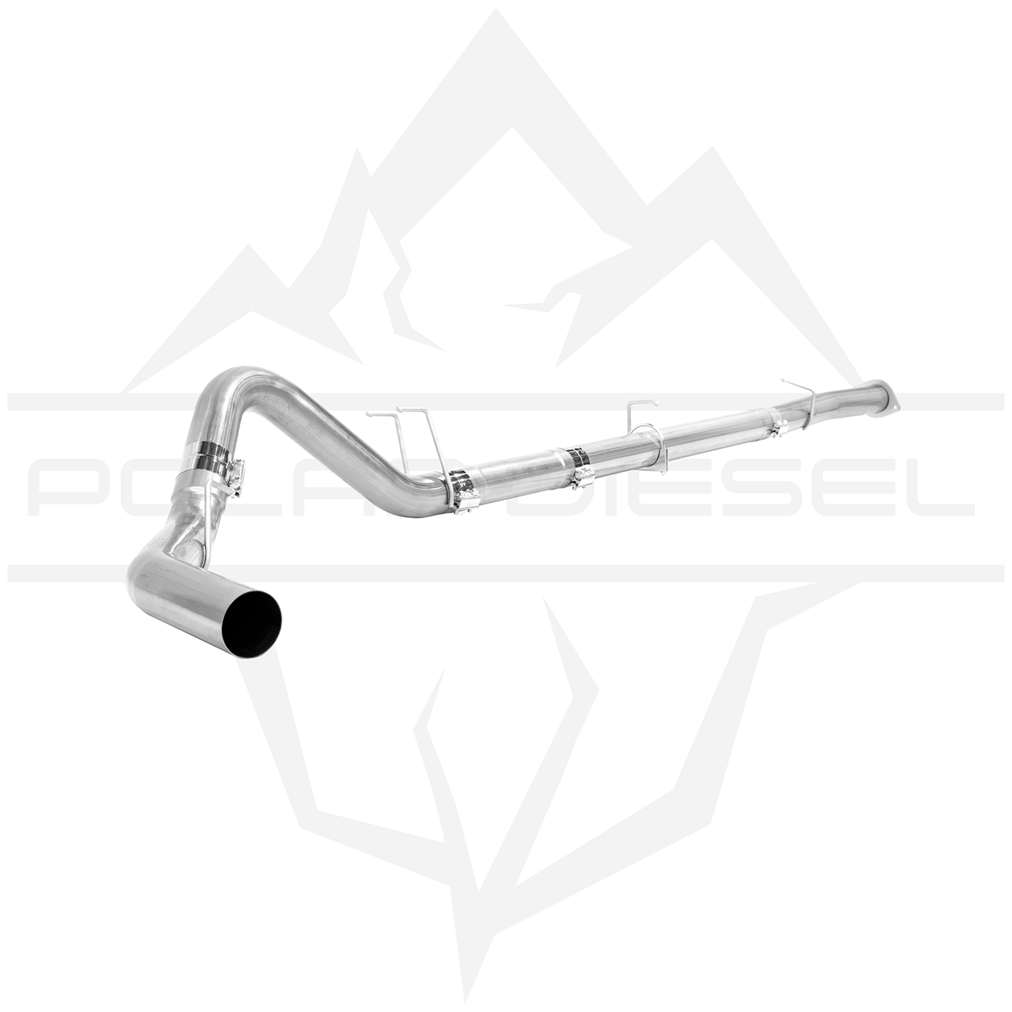 2008-2010 Ford Powerstroke 6.4L 4" Polar Exhaust With Muffler