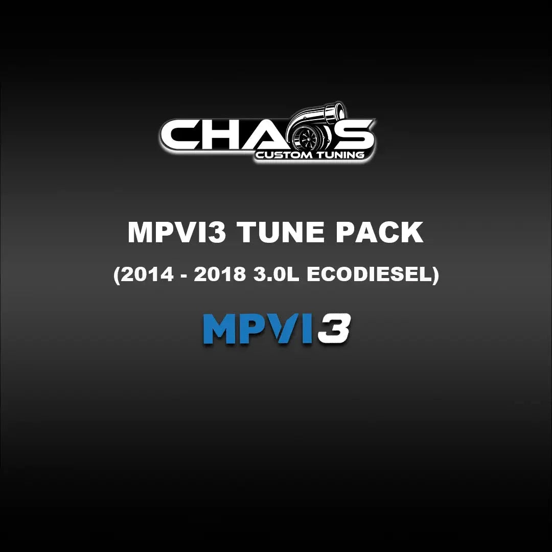 Chaos Custom Tuning MPVI3 Tune Files (2014-2018 Eco Diesel 3.0L) Tune Files Chaos Custom Tuning