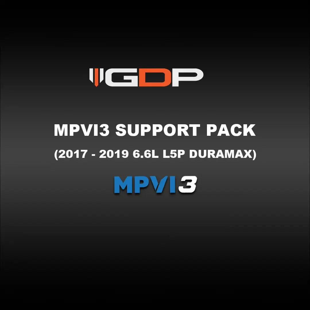 GDP MPVI3 Support Package (2017-2023 GM L5P Duramax) GDP Tune Files GDP