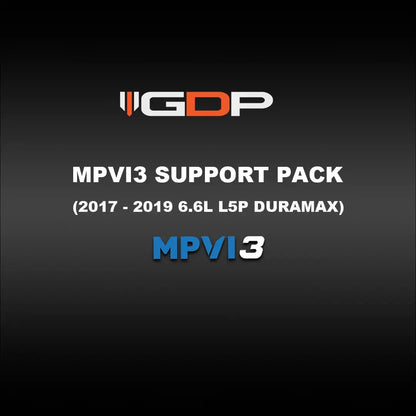 GDP MPVI3 Support Package (2017-2023 GM L5P Duramax) GDP Tune Files GDP