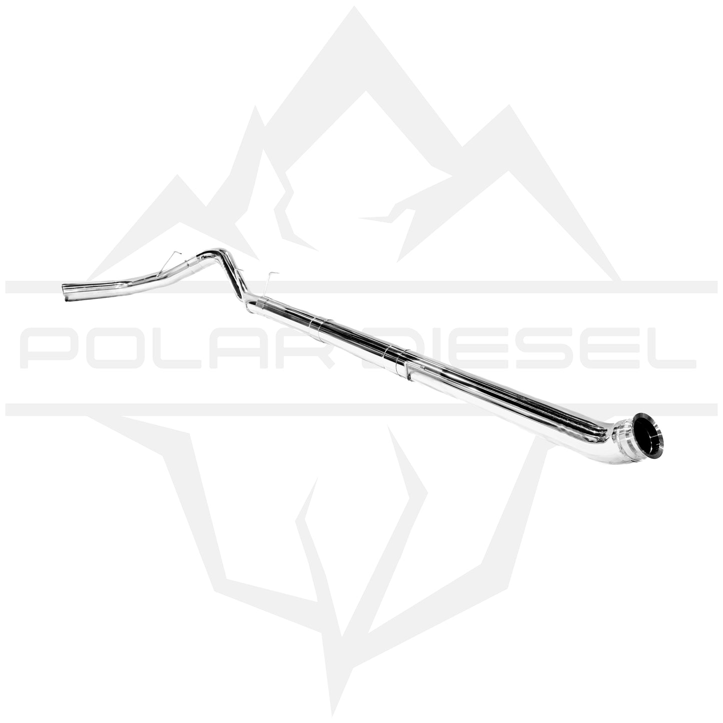 2019-2024 Cummins 6.7L 5" Polished Polar Exhaust