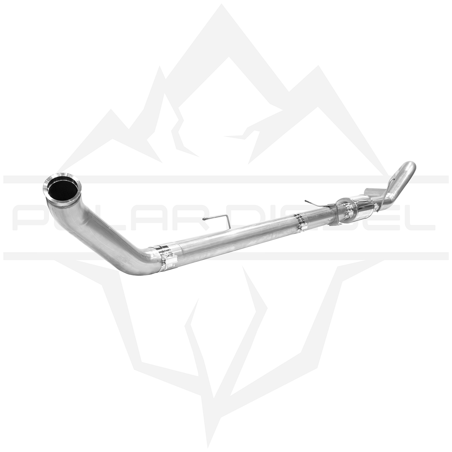 2010-2018 Cummins 6.7L 304SS 5" Polar Exhaust With Muffler