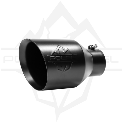 Polar Diesel 304SS Black Oval Exhaust Tip