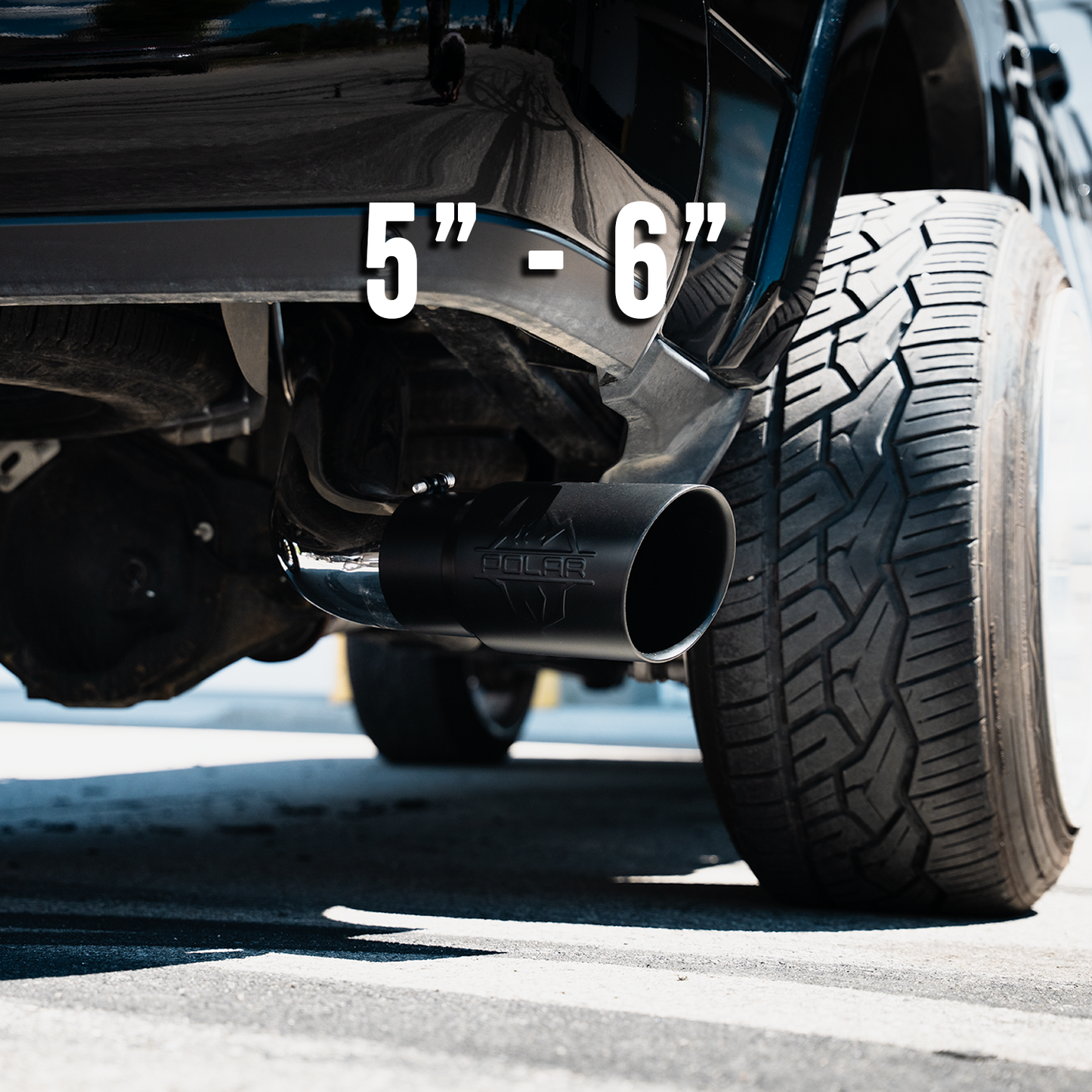 Polar Diesel 304SS Black Oval Exhaust Tip