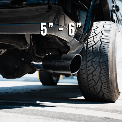 Polar Diesel 304SS Black Oval Exhaust Tip