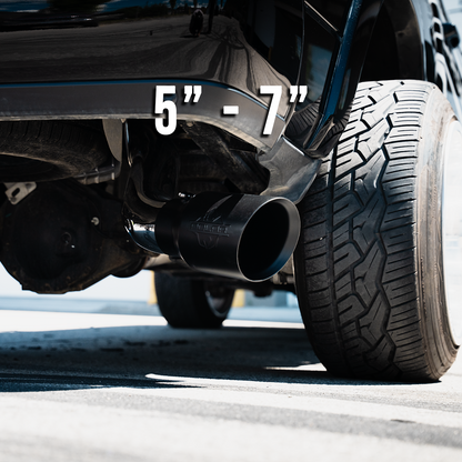 Polar Diesel 304SS Black Oval Exhaust Tip