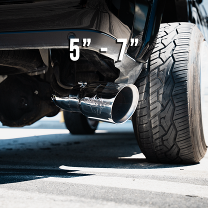 Polar Diesel 304SS Polished Oval Exhaust Tip