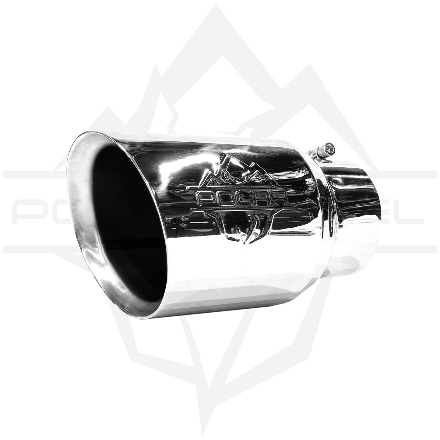 Polar Diesel 304SS Polished Oval Exhaust Tip