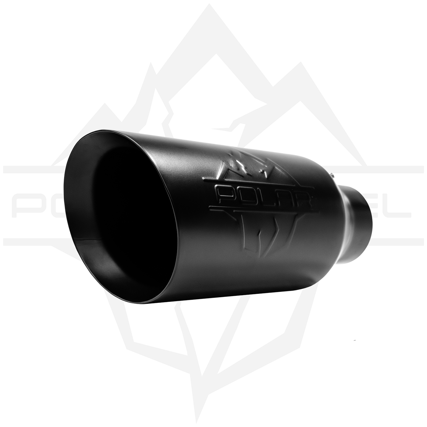 Polar Diesel 304SS Black Oval Exhaust Tip