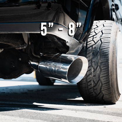 Polar Diesel 304SS Polished Oval Exhaust Tip