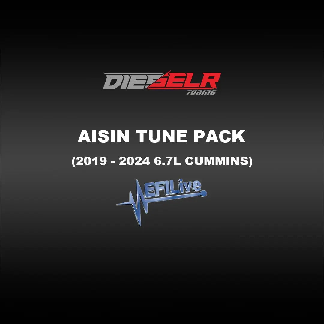 DIESELR EFI Live Transmission Tune File (2019-2024 Cummins 6.7L *AISIN ONLY*) TCM Tune File DIESELR Tuning