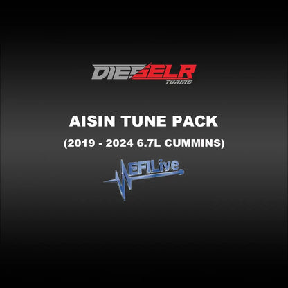 DIESELR EFI Live Transmission Tune File (2019-2024 Cummins 6.7L *AISIN ONLY*) TCM Tune File DIESELR Tuning