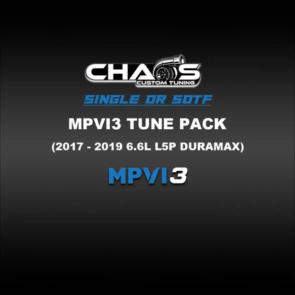 Chaos Custom Tuning MPVI3 Tune Files (2017-2019 Duramax L5P 6.6L) Tune Files Chaos Custom Tuning