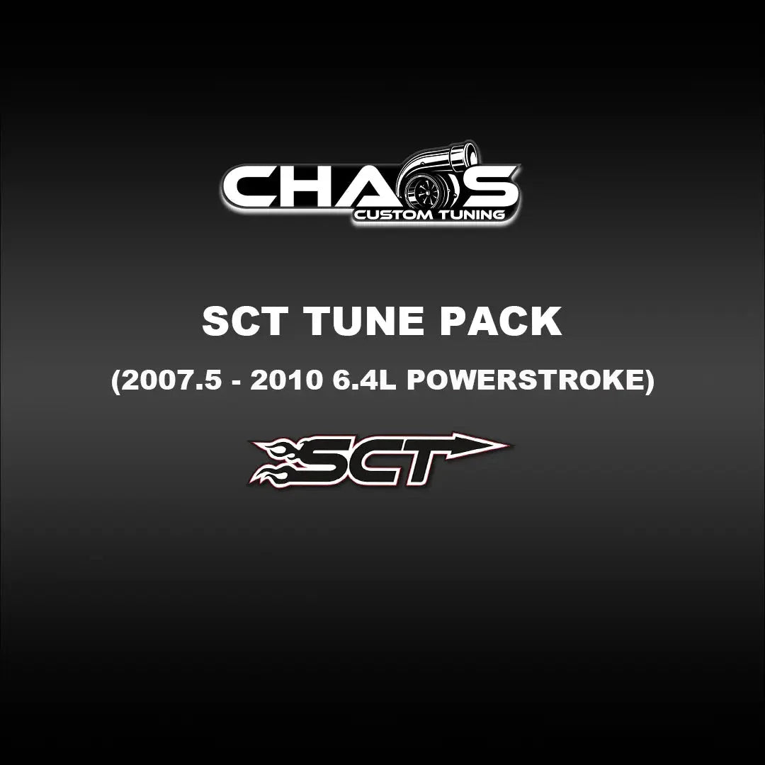 Chaos Custom Tuning SCT Tune Files (2007.5-2010 Powerstroke 6.4L) Tune Files Chaos Custom Tuning