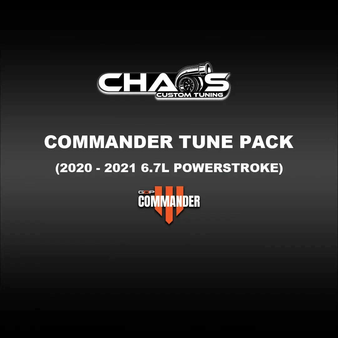 CCT Commander Tune Files (2020-2021 Powerstroke 6.7L) Tune Files Chaos Custom Tuning
