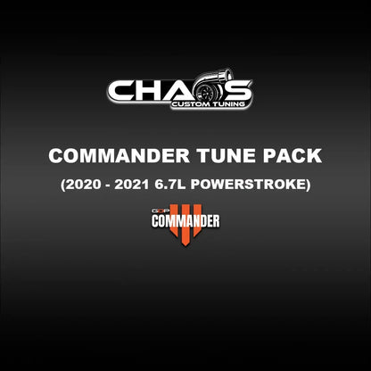CCT Commander Tune Files (2020-2021 Powerstroke 6.7L) Tune Files Chaos Custom Tuning