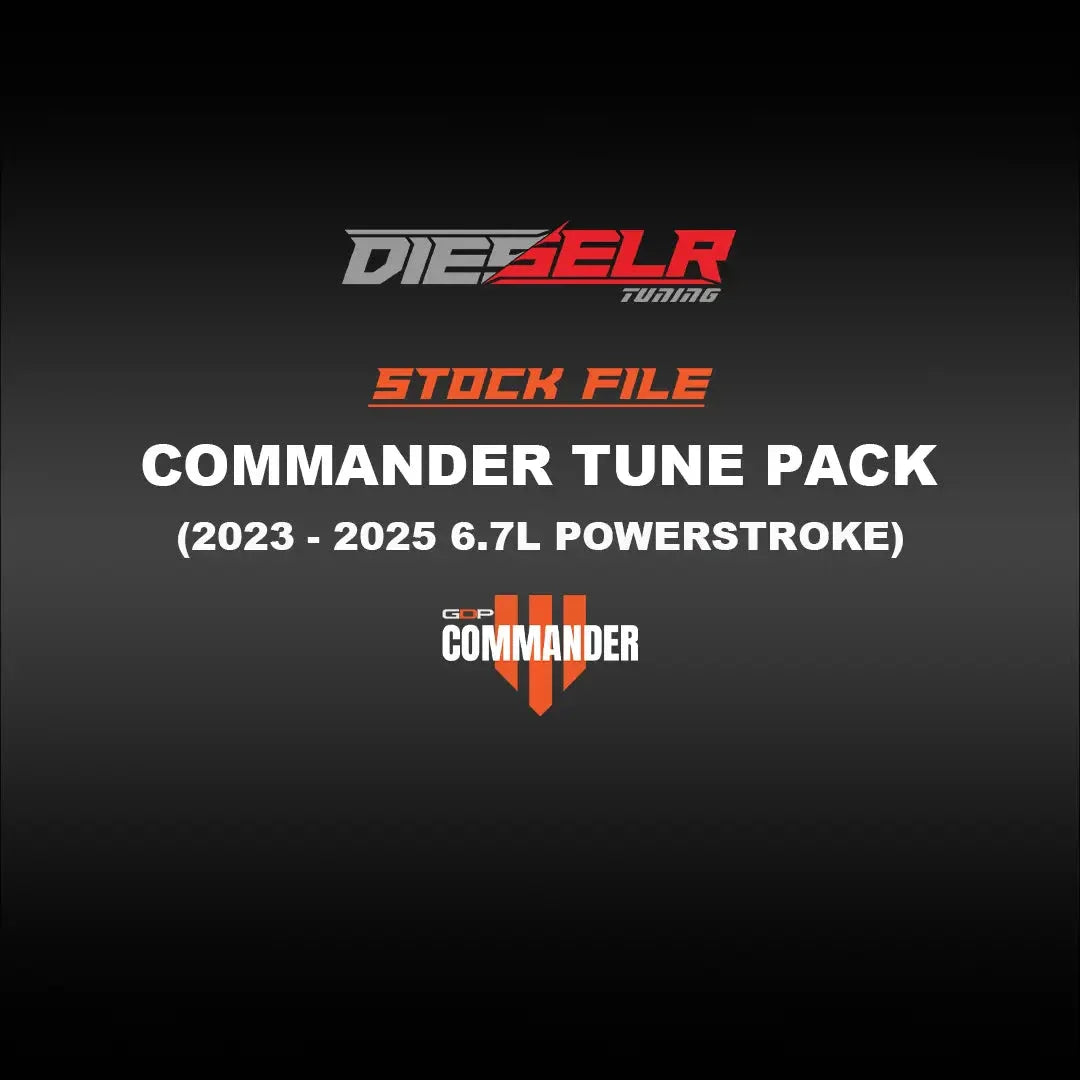 DIESELR Commander Tune Files (2023-2024 Powerstroke 6.7L) Tune Files DIESELR Tuning