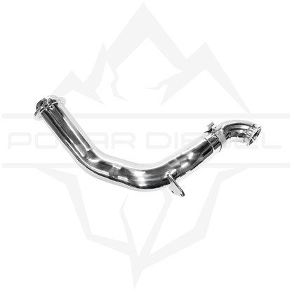 2023-2026 Ford Powerstroke 6.7L 304SS 5" Polar Exhaust & Downpipe Package With Muffler