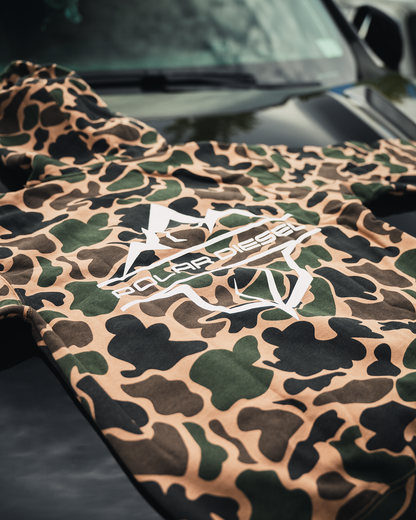 Polar Diesel Duck Camo Hoodie White Classic Logo