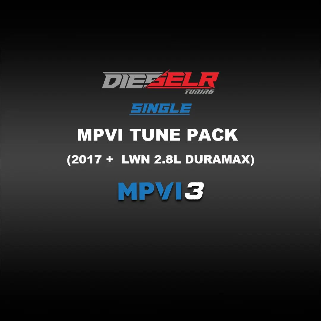 DIESELR MPVI3 Tune Files (2017+ Duramax LWN 2.8L) Tune Files DIESELR Tuning