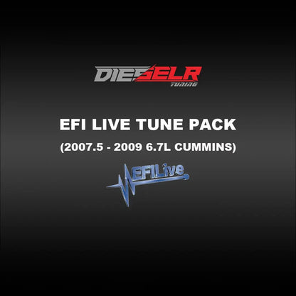 DIESELR EFI Live Tune Pack (2007.5-2009 Cummins 6.7L) Tune Files DIESELR Tuning