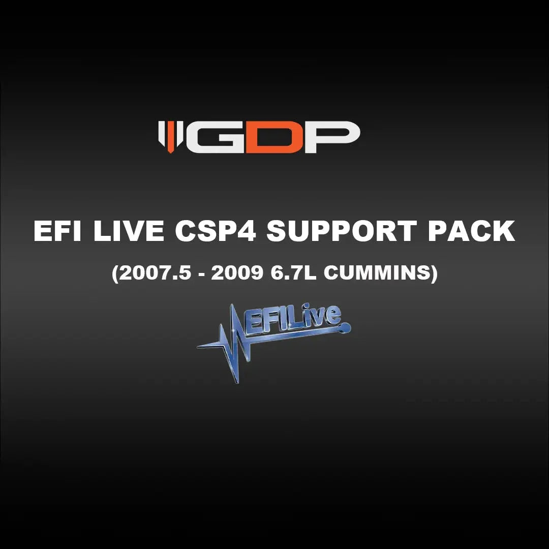 EFI Live GDP CSP4 Support Package (2007.5-2009 6.7L Cummins) GDP Tune Files GDP