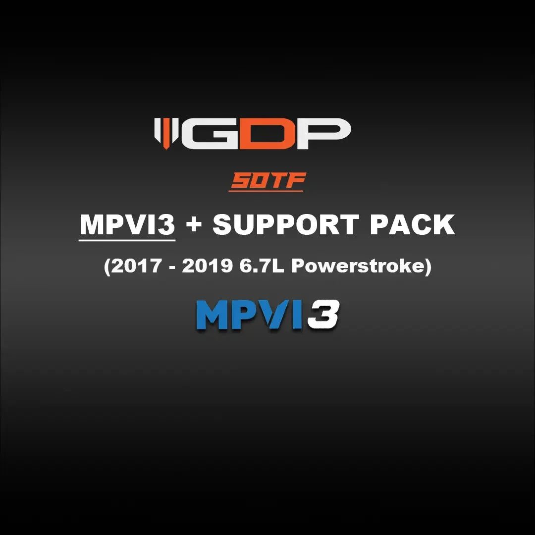 MPVI3 w/GDP SOTF Support Pack & 4 Credits (17-19 Ford 6.7L Powerstroke) Tuning Bundle GDP