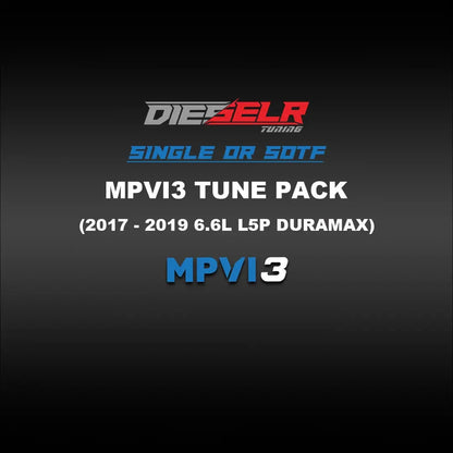 DIESELR MPVI3 Tune Files (2017-2019 Duramax L5P 6.6L) Tune Files DIESELR Tuning