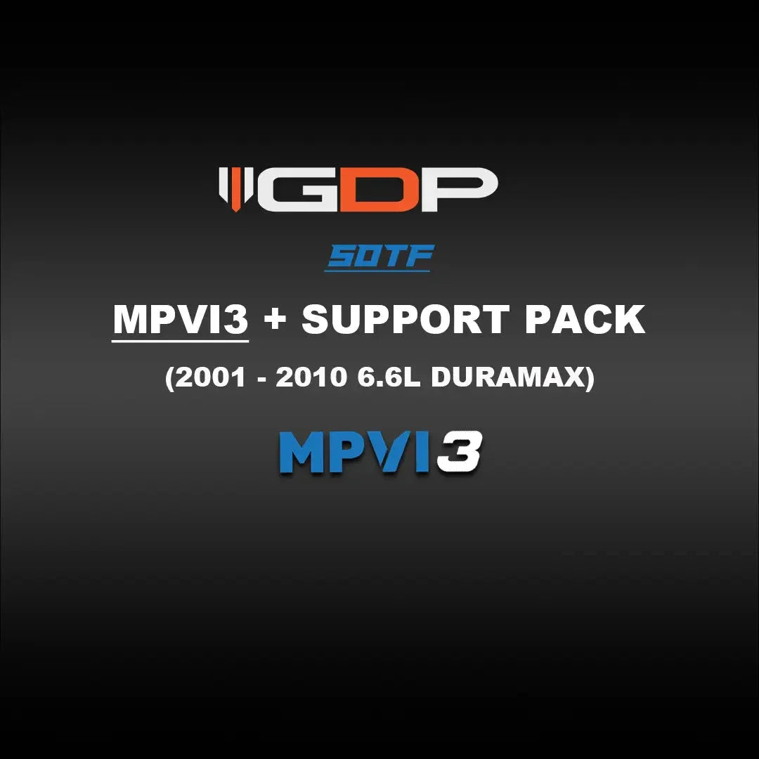 MPVI3 w/SOTF tune & 2 Credits (01-10 GM 6.6L Duramax) Tuning Bundle GDP