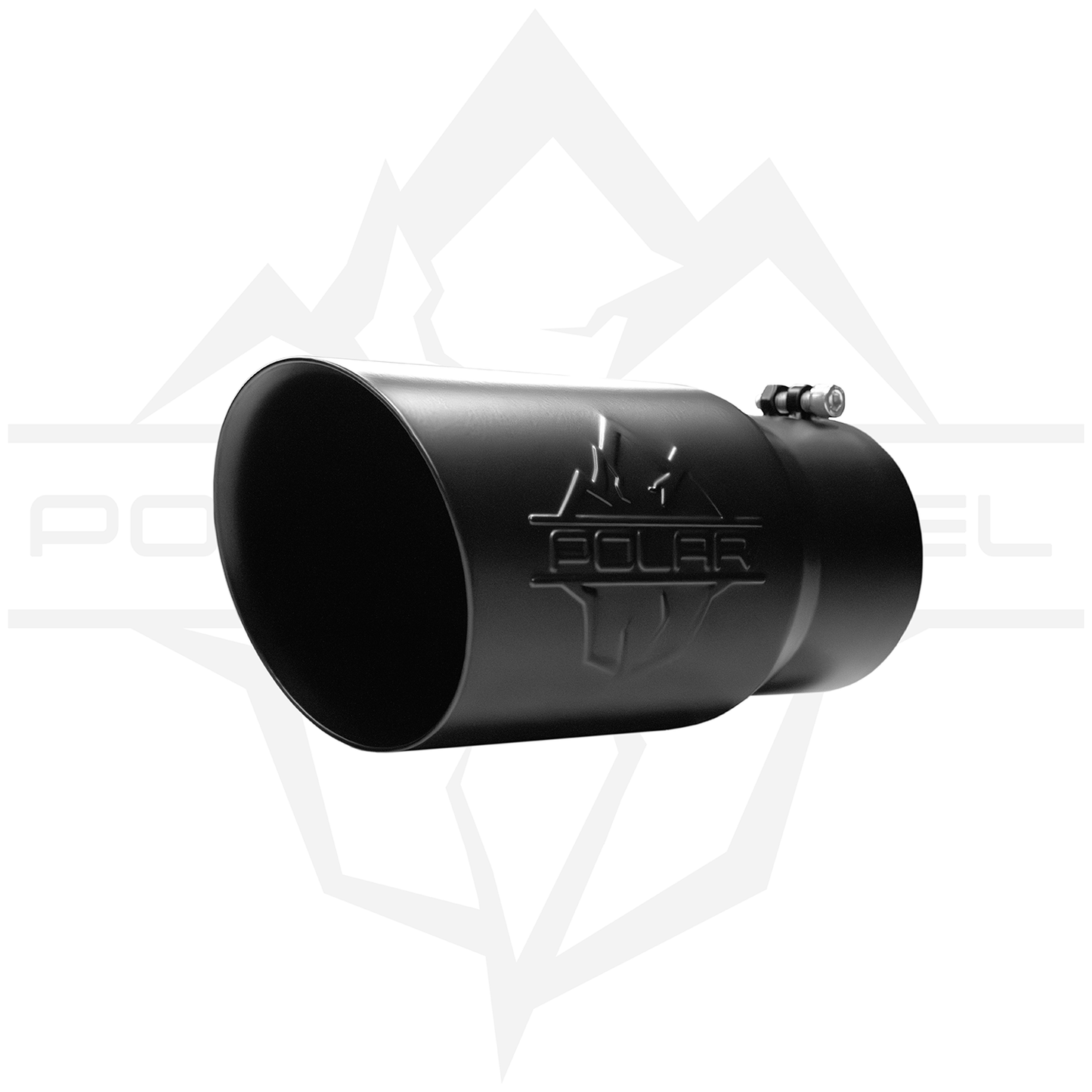 Polar Diesel Black Oval Exhaust Tip