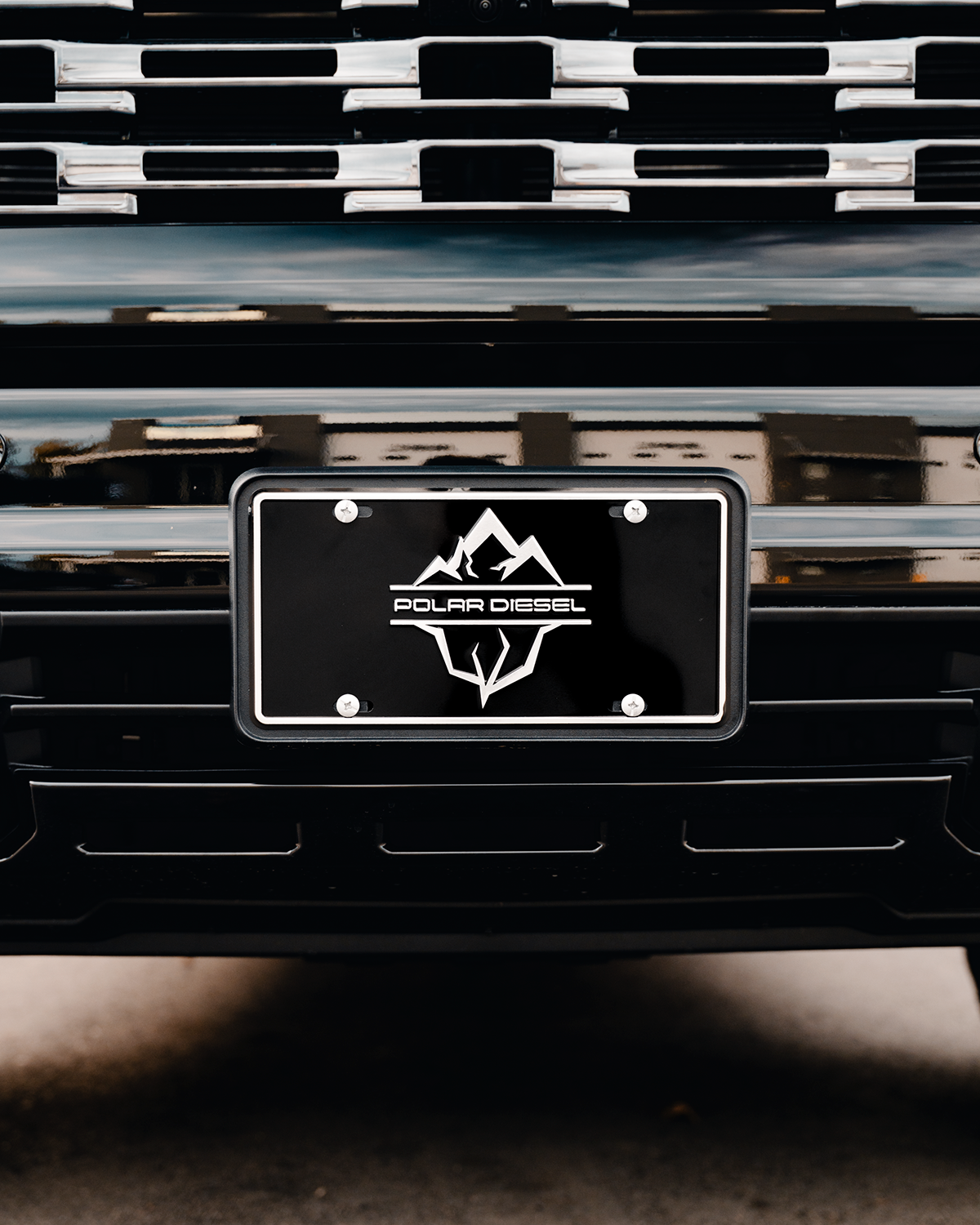 Polar Diesel Vanity Plate