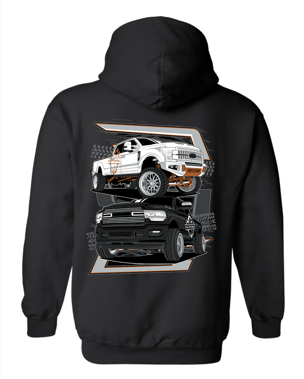 "6.7L Double Trouble" Polar Diesel Hoodie