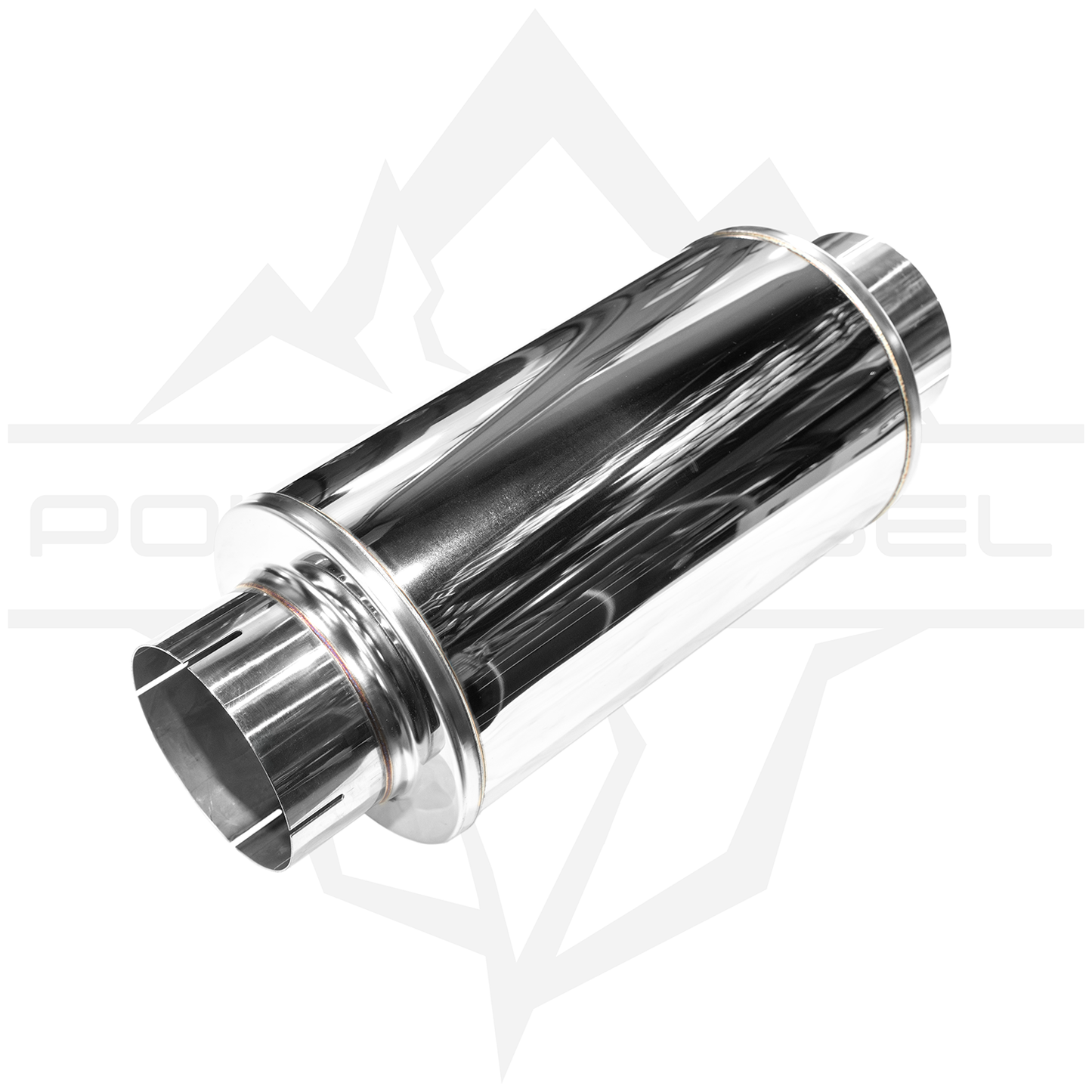 Standard 5" 304SS Polished Polar Muffler